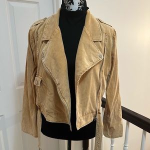 Corduroy Moto jacket by Sadie and Sage